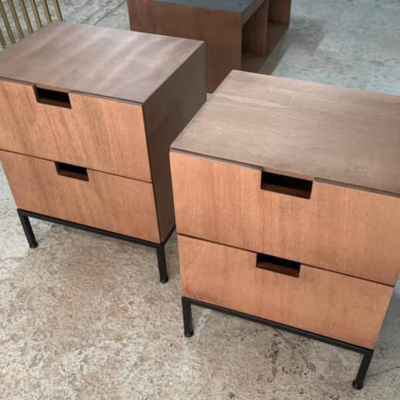 Burós Eco de Madera y Herrería | 2 Cajones