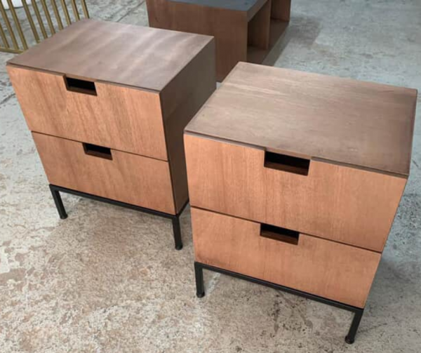 Burós Eco de Madera y Herrería | 2 Cajones